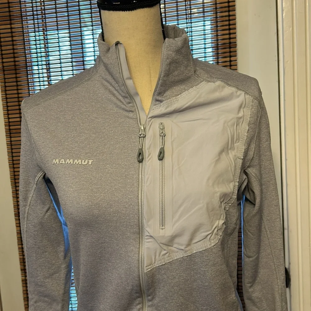 Mammut Aconcagua Light Midlayer Jacket Gray Size MD NWOT - Picture 2 of 5